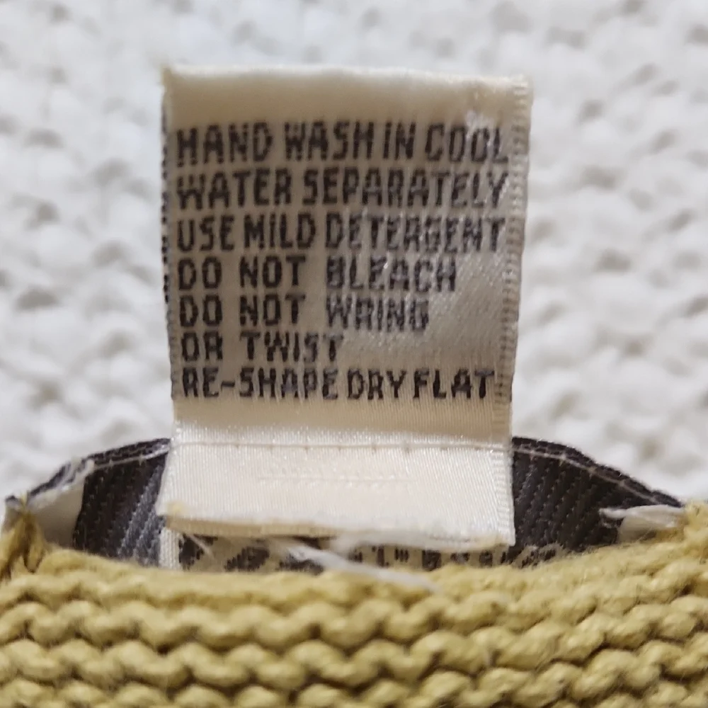 Christopher & Banks Green and White Crew Neck Sweater - Picture 5 of 5